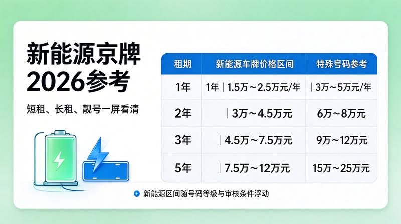 新能源车牌租赁市场趋势